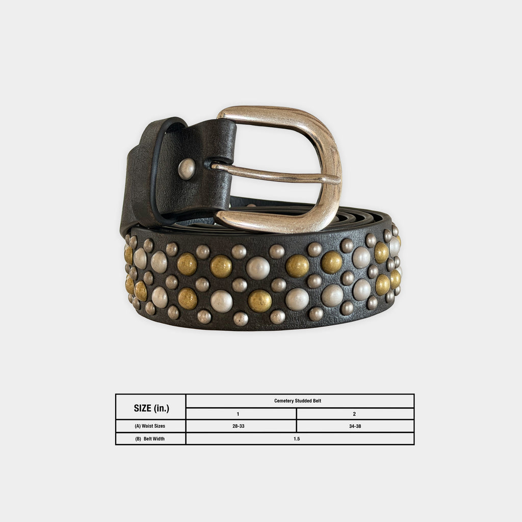 Cemetery Studded Belt