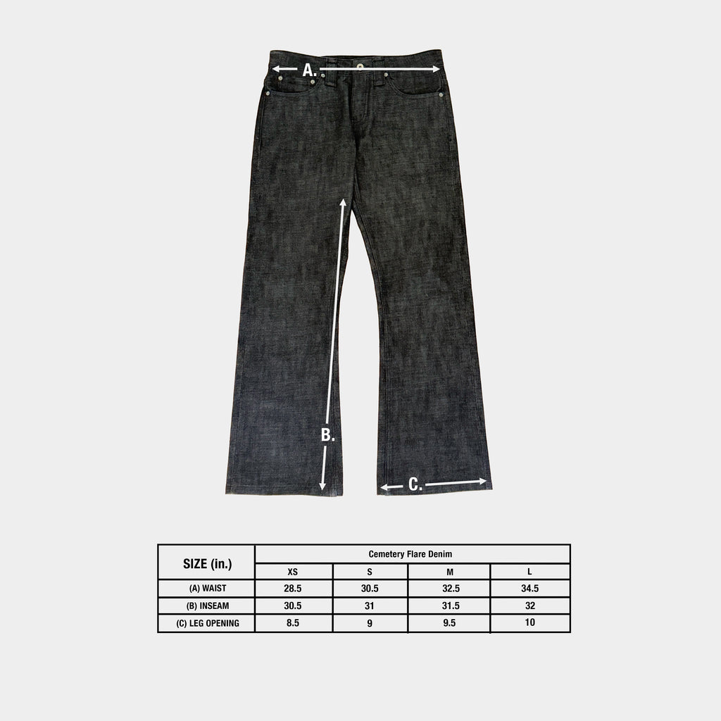 Cemetery Flare Denim