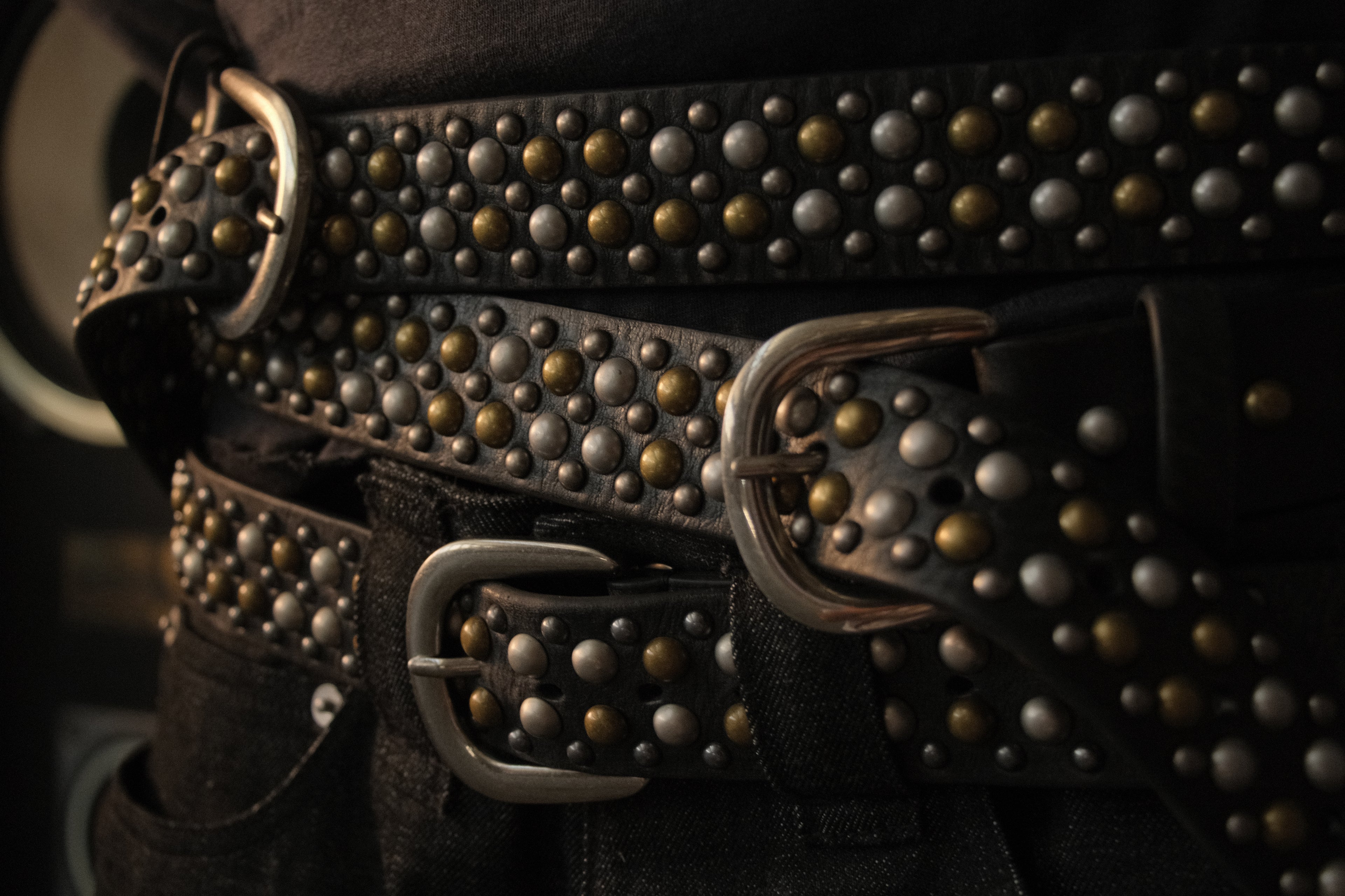 Cemetery Studded Belt