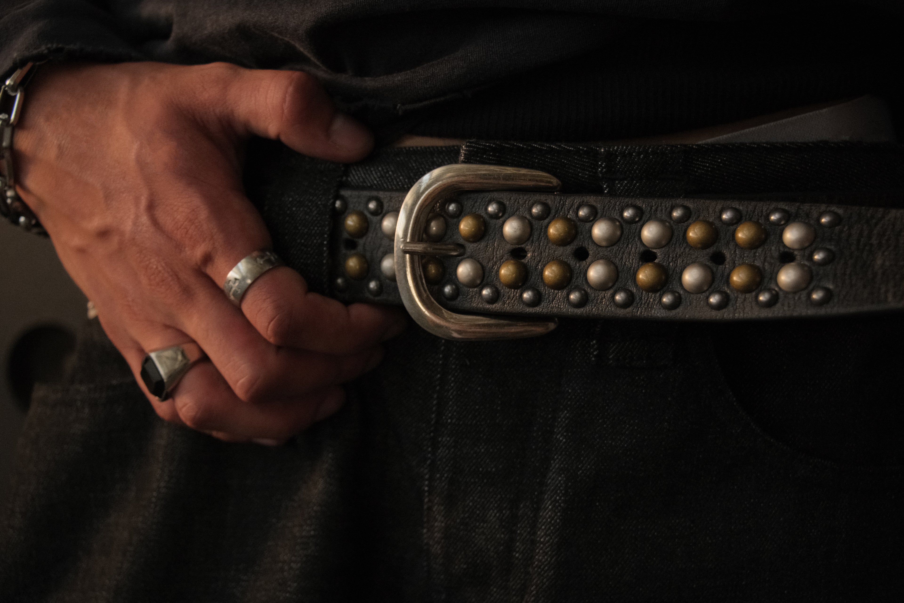 Cemetery Studded Belt